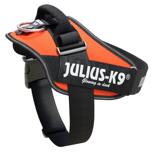 [JL16IDC-FOR-1] Julius-K9 IDC High Visibility Powerharness UV Orange Size 1