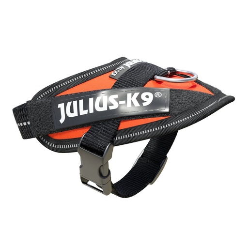 [JL16IDC-FOR-B1] Julius-K9 IDC High Visibility Powerharness UV Orange Size Baby 1