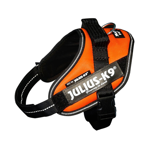 [JL16IDC-FOR-M] Julius-K9 IDC High Visibility Powerharness UV Orange Size Mini