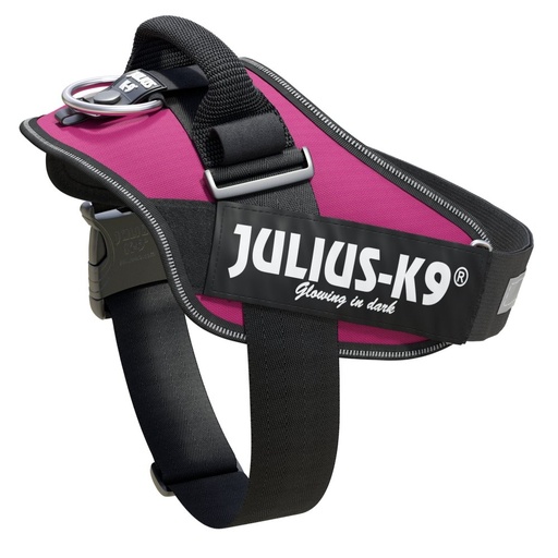 [JL16IDC-DPN-1] Julius-K9 ICD Powerharness Dark Pink Size 1