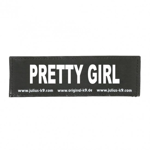 [JL162LR-G-33707] Julius-K9 Pretty Girl Patch - Large