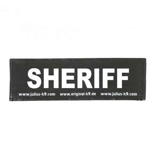 [JL162LR-K-30560] Julius-K9 Sheriff Patch - Small