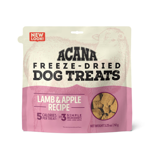 [109303-2] Acana Lamb & Apple Freeze-Dried Dog Treats - 92G