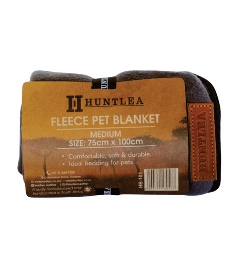 [206568-4] Huntlea Fleece Dog Blanket - RED/75X100CM