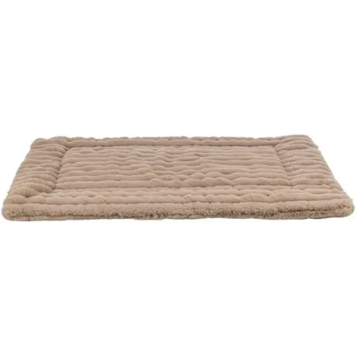 [207521-15] Trixie Lonni Corduroy Plush Lying Mat for Dogs - LIGHT BROWN/110X75CM