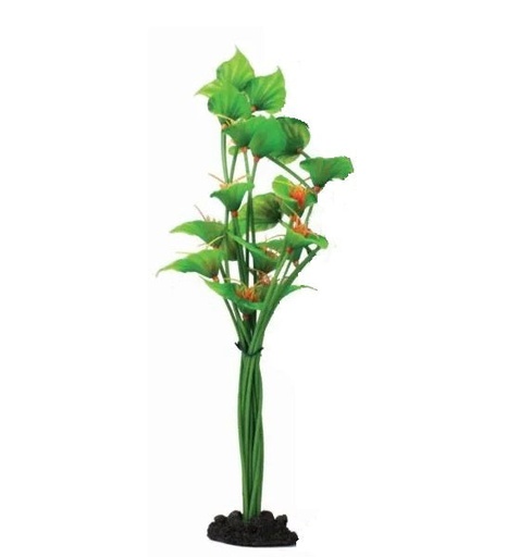 [407864-1] Hugo Kamishi Plant Horn Aquarium Plant Décor - GREEN/13CM
