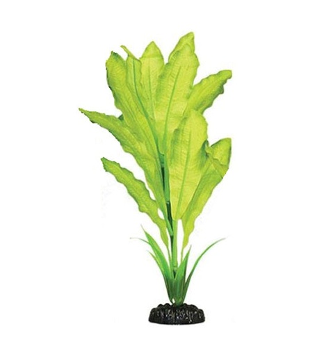 [407879-3] Hugo Kamishi Silk Aquarium Plant Décor - YELLOW GREEN/20CM