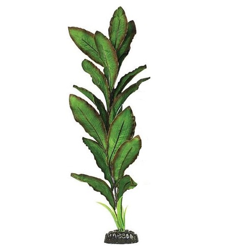 [407846-1] Hugo Kamishi Leafy Silk Aquarium Plant Décor - GREEN&RED/30CM