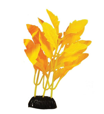 [407843-1] Hugo Kamishi Hygrophilia Silk Aquarium Plant Décor - YELLOW/13CM