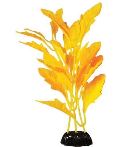 [407843-2] Hugo Kamishi Hygrophilia Silk Aquarium Plant Décor - YELLOW/20CM