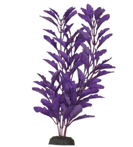 [407860-2] Hugo Kamishi Nasaea Silk Aquarium Plant Décor - PURPLE/30CM
