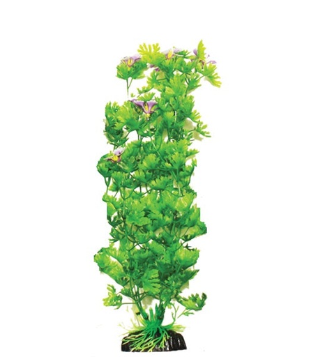 [407868-1] Hugo Kamishi Ranunculus Tall Aquarium Plant Décor - GREEN/30CM