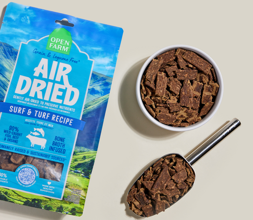 [106921-2] Open Farm Air Dried Surf & Turf Recipe Dry Dog Food - 2LB