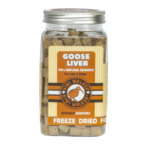[106583-1] KIWI WALKER Freeze Dried Goose Liver Dogs&Cat Treats - 120G