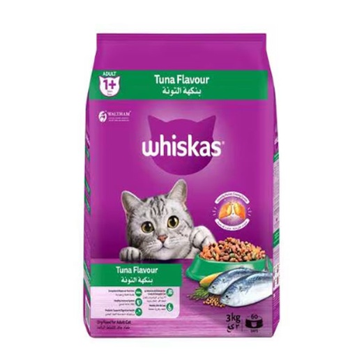 [101322-2] Whiskas Adult Tuna Flavour Dry Cat Food - 1.2KG