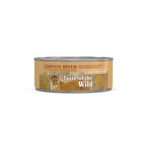 [207] Taste of The Wild Canyon River Feline Recipe with Trout & Salmon in Gravy 85gm
