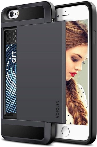 [VIP6P-BLK] Verus Damda iPhone 6 Plus 5.5inch Case Dual Layer Protective with Card Slot Black