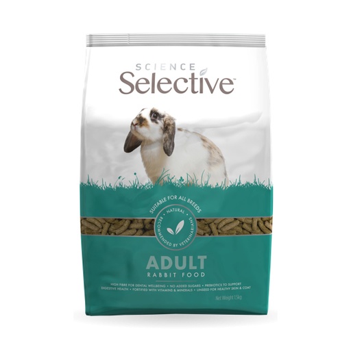 [500203-1.8KG] Supreme Science Selective Adult Rabbit Food 4LB
