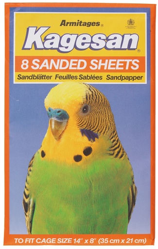 [AR27134] Armitage Kagesan Bird Cage Sand Sheets Orange 3sheets