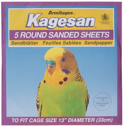 [AR27132] Armitage Kagesan Bird Cage Sand Sheets 5sheets Purple 33cm