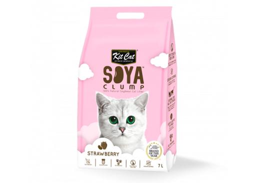 [4170] Kit Cat Soya Clump Soybean Litter Strawberry 7L