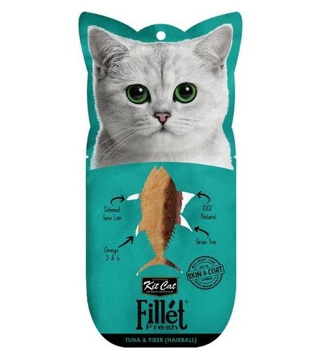 [3116] Kit Cat Fillet Fresh Tuna & Fiber Hairball 30gm