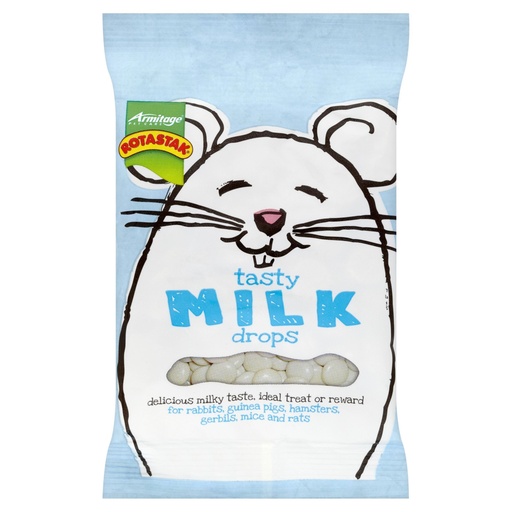 [AR20521] Armitage Rotastak Milk Drops Delicious Milky Taste for Small Pets 50gm