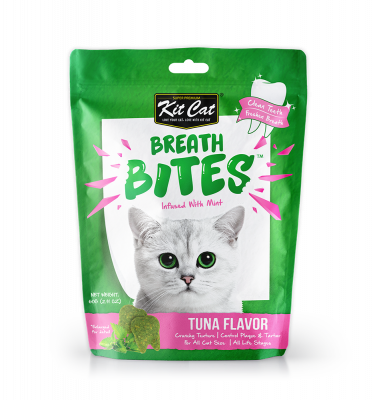 [4152] Kit Cat Breath Bites Tuna Flavor 60gm