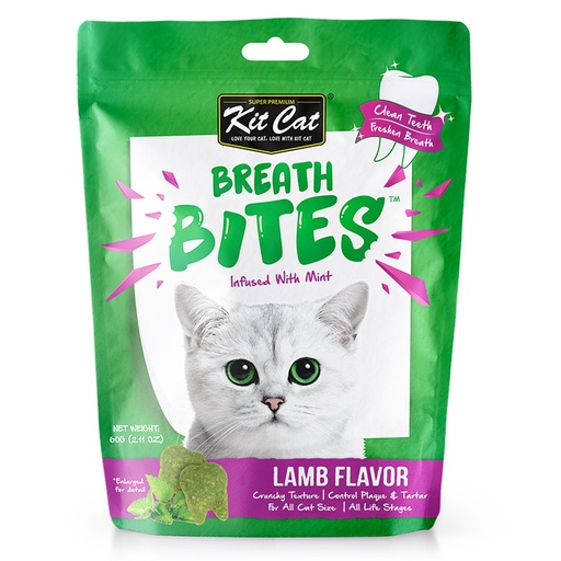 [4155] Kit Cat Breath Bites Lamb Flavor 60gm