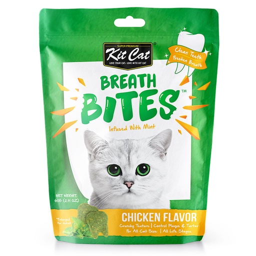 [4153] Kit Cat Breath Bites Chicken Flavor 60gm
