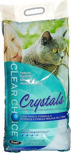 [618] Clear Choice Silica Crystal Cat Litter White 13.6kg