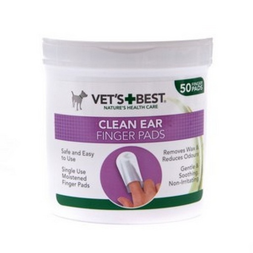 [1755] Vet's Best Clean Ear Finger Pads 50pads