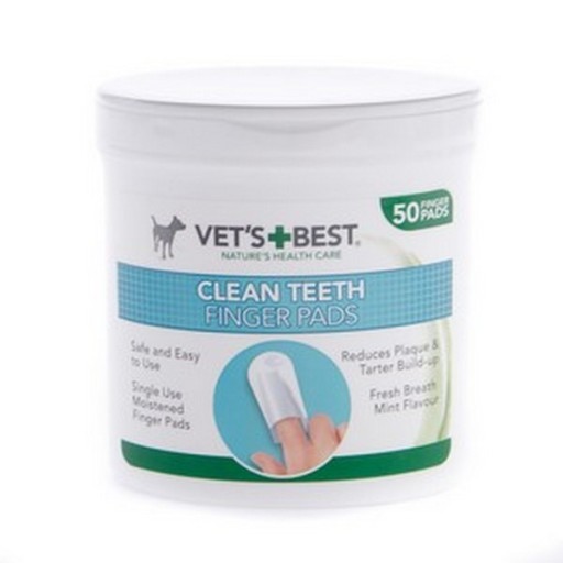 [1754] Vet's best Clean Teeth Finger Pads 50pads