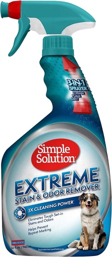[1001] Simple Solution Extreme Dog Stain Odour Remover 32oz