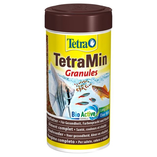 [T128781] Tetra Min Granules Fish Food 250ml / 100gm