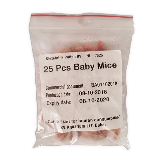 [KI77201] Kiezebrink Mouse Pups Eco Pack 2gm 25pcs
