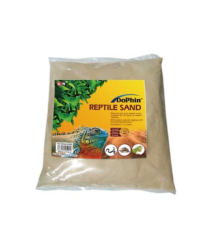 [DESERTSAND-YELLOW] KW Zone Dophin Reptile Sand 1kg Yellow