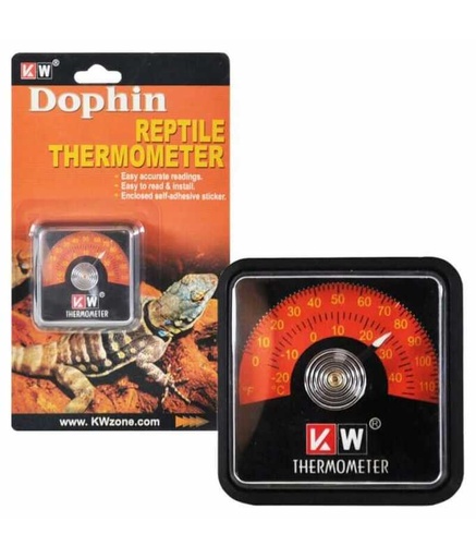 [TH010] KW Zone Th010 Dophin Reptile Thermometer B/Card