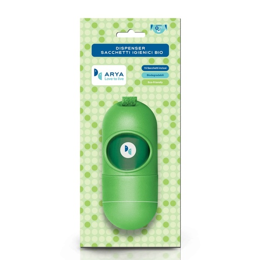 [LITRPCAR-CNRIC04] Lindocat Arya Dispenser With 1 Biodegradable Refill Of 15 Bags