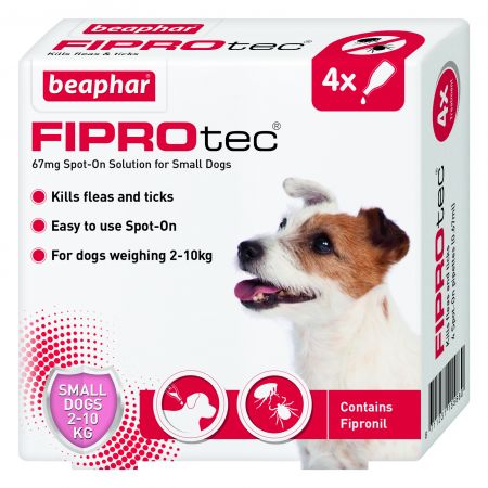 [BE15588] Beaphar Fiprotec for Small Dog 4 Pipettes