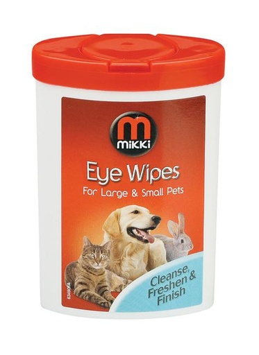 [MI6300300] Mikki Eye Wipes for Large & Small Pets Small