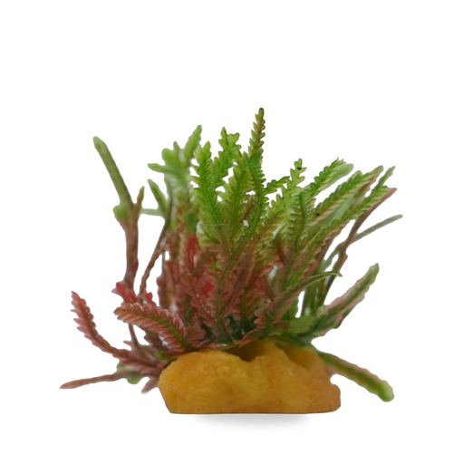 [70611A-3] Yusee Aquarium Decorations - Artificial Plant 70611A-3 [Height:3"]