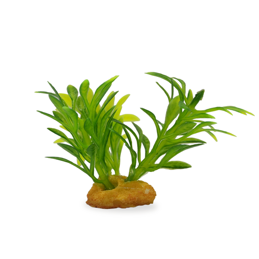 [70610A-4] Yusee Aquarium Decorations - Artificial Plant 70610A-4 [Height:4"]