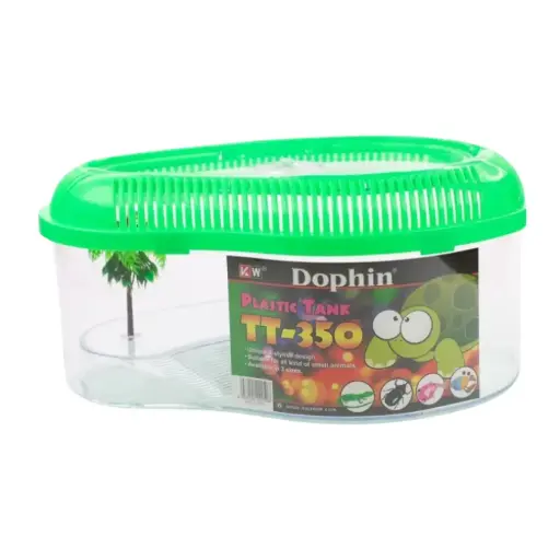 [TURTLEBTT350-C] KW Zone Turtle Tank With Cover 35 x 15.5cm