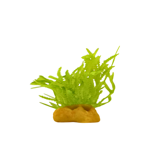 [70602A-3] Yusee Aquarium Decorations - Artificial Plant 70602A-3 [Height:3"]