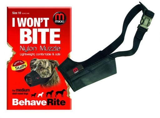 [MI6240346] Mikki Nylon Dog Muzzle Size 10