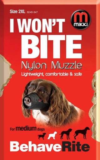 [MI6240347] Mikki Nylon Dog Muzzle Size 2 XL