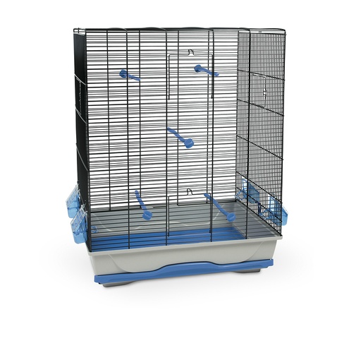 [MPG204.39] MPS2 Ambra Bird Cage Blue & Black 56.5x36x74cm