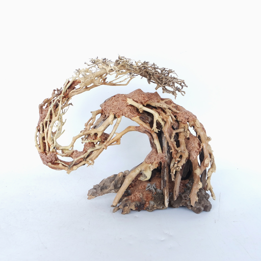 [MJDR08-17-BS-S] SV Aquarium Deco Dragon-like Wood Tree Small, 22x15x10 cm / pc