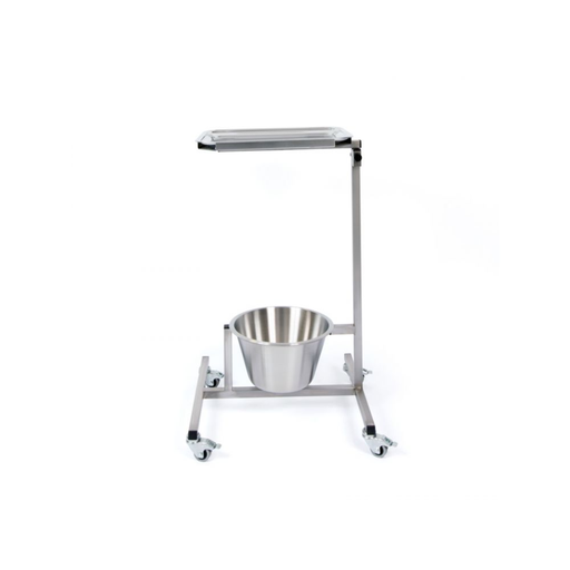 [BU115-061] Burtons Vet Clinic Mayo Trolley -Tray & 8Ltr Bowl